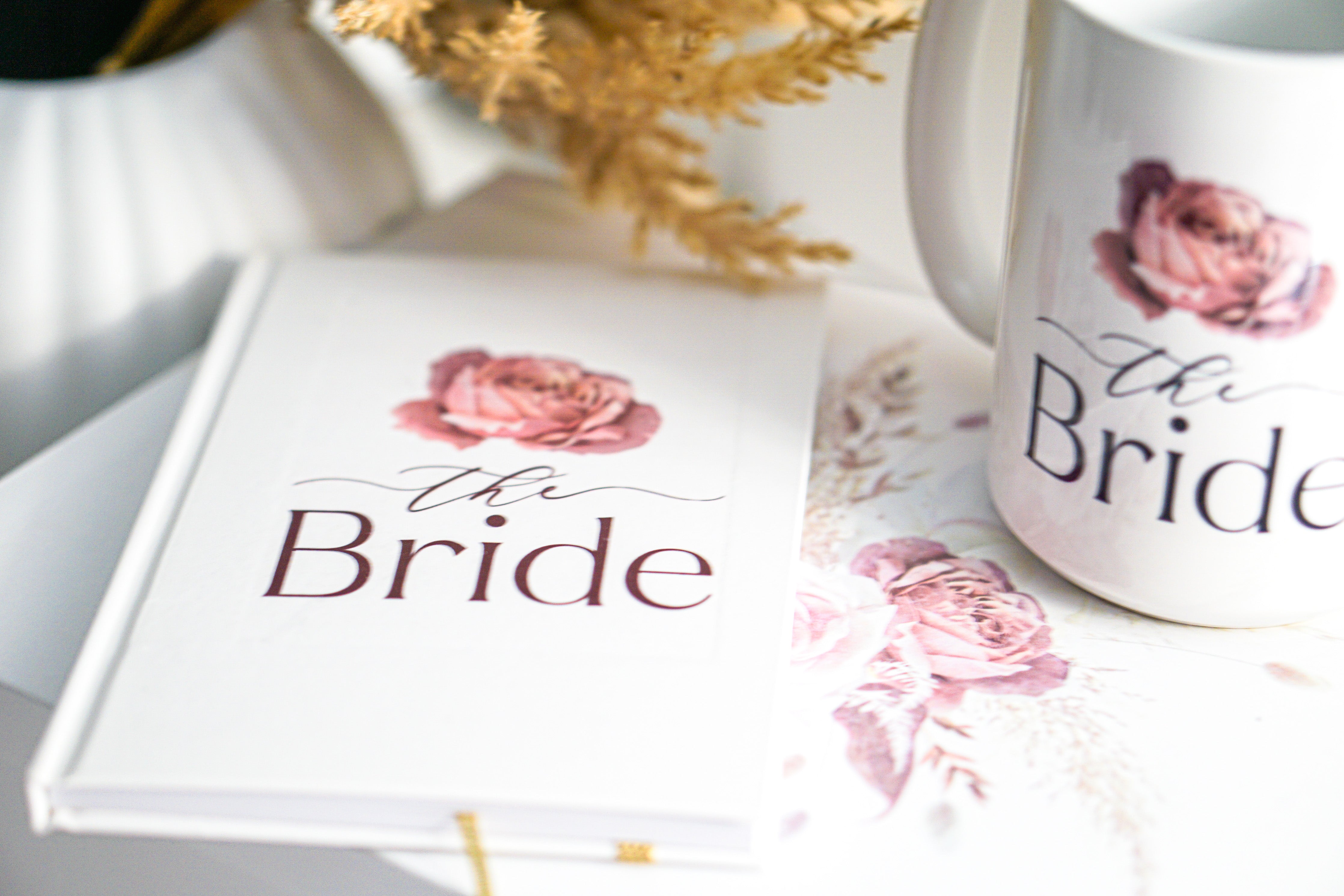 The Bride Floral Mug and Journal Set